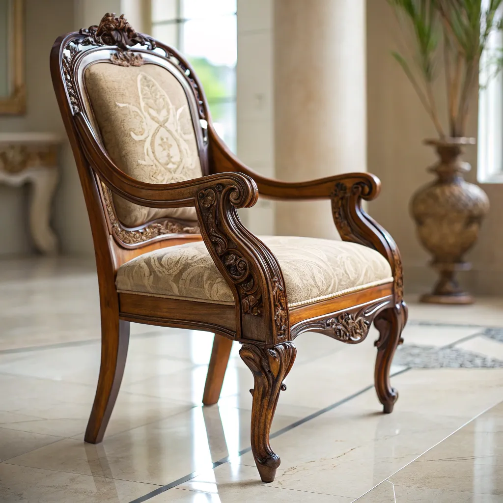 Beautifully restored antique chair